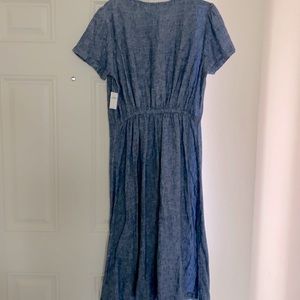 Blue denim dress